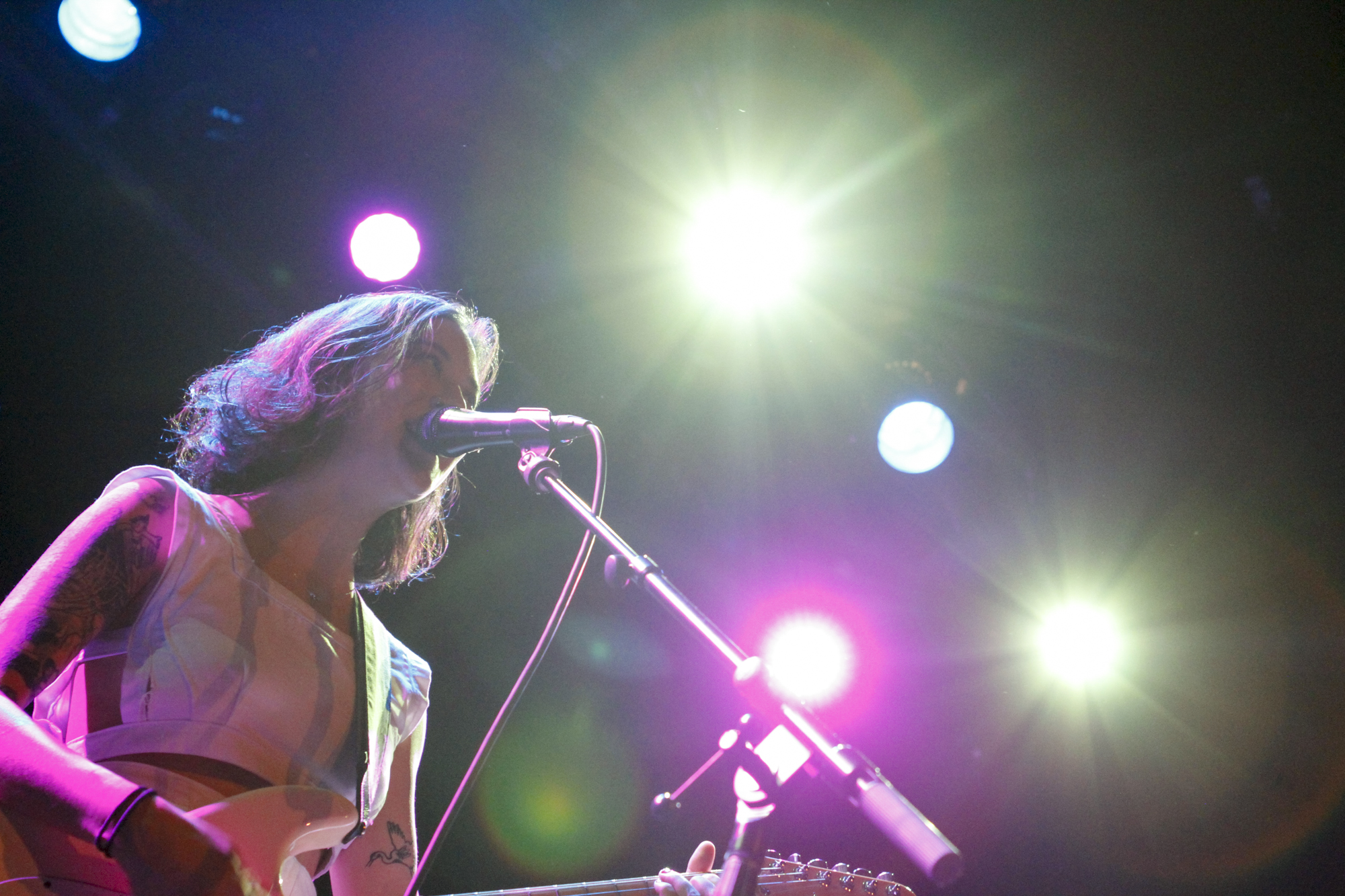 Japanese Breakfast plays at Music Hall of Williamsburg in Brooklyn, New York on Oct. 12, 2017. (© Michael Katzif - Do not use or republish without prior consent.)