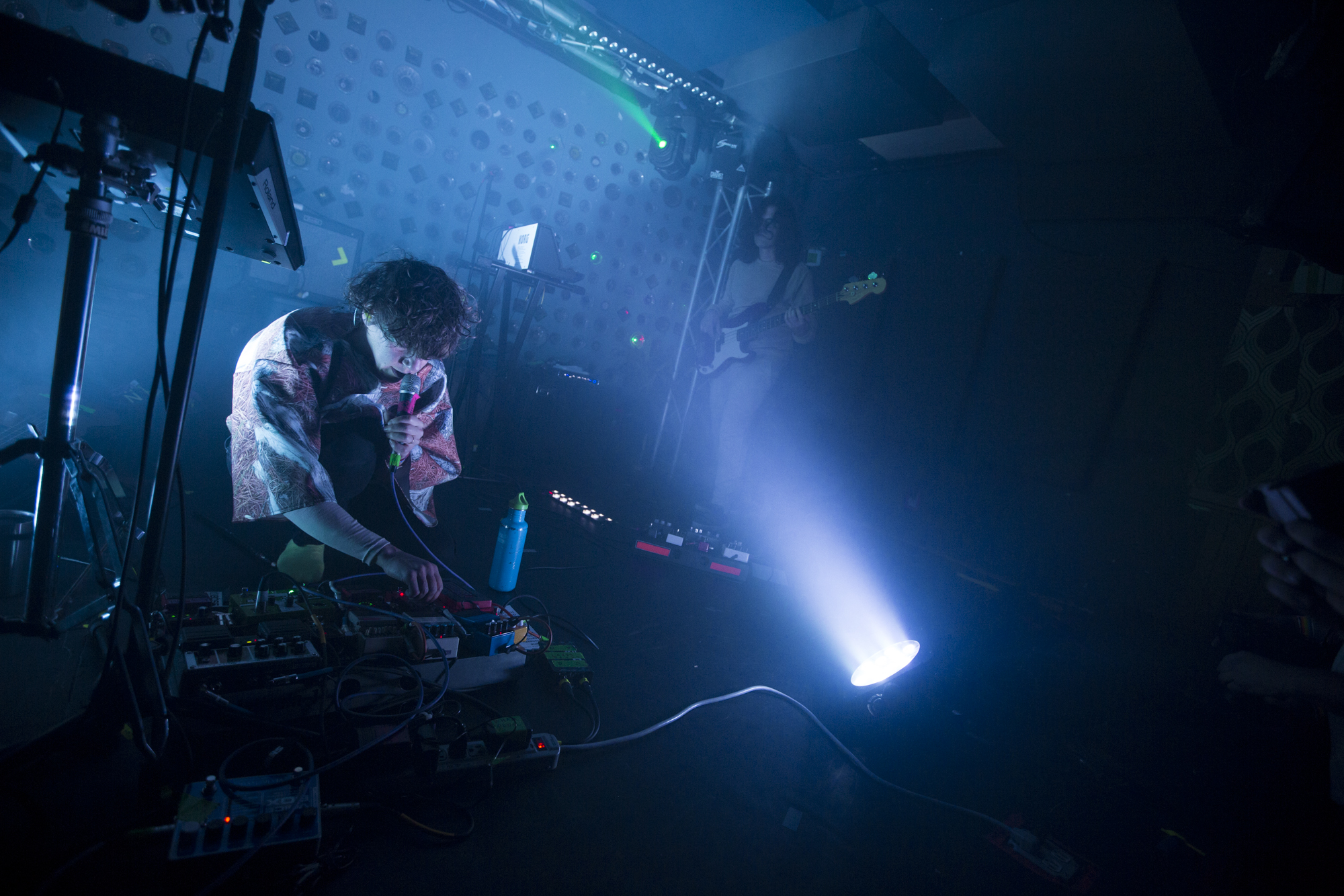 Tune-Yards plays at Baby's All Right in Williamsburg, Brooklyn, New York on Nov. 7, 2017. (© Michael Katzif - Do not use or republish without prior consent.)