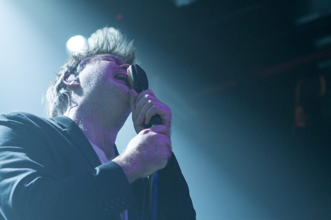 LCD Soundsystem plays at Brooklyn Steel in Williamsburg, Brooklyn, New York on Dec. 12, 2017. (© Michael Katzif - Do not use or republish without prior consent.)