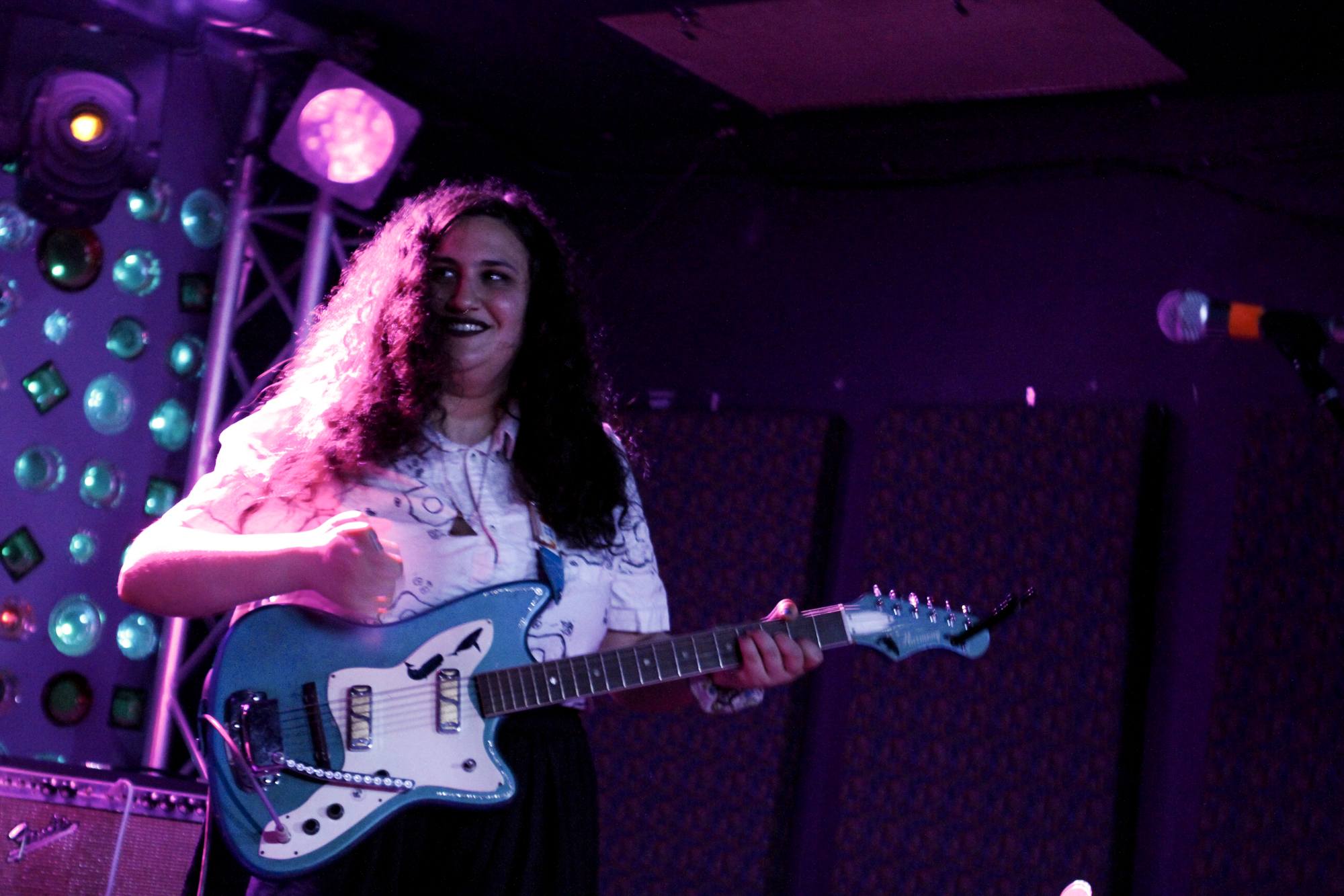 Palehound plays at Baby's All Right in Williamsburg, Brooklyn, New York on June. 27, 2017. (© Michael Katzif - Do not use or republish without prior consent.)