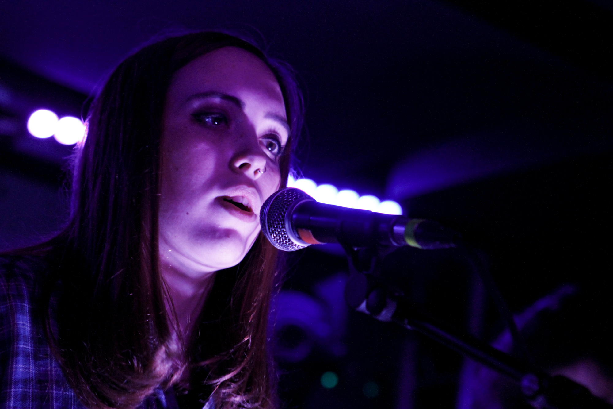Soccer Mommy plays at Baby's All Right in Williamsburg, Brooklyn, New York on Nov. 14, 2017. (© Michael Katzif - Do not use or republish without prior consent.)
