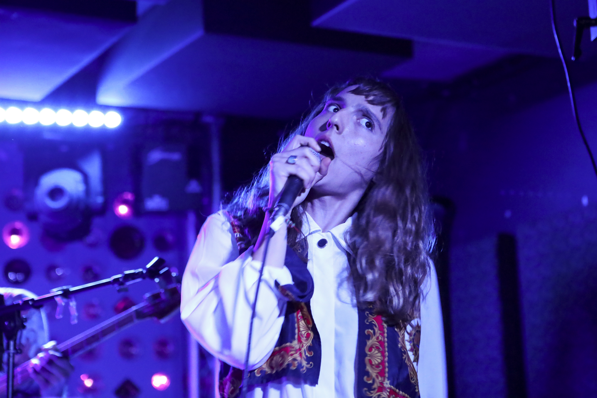 Michelle Blades plays the Double Double Whammy x GLRMIC x Terrorbird Media day party during Northside Festival at Baby's All Right in Williamsburg, Brooklyn, New York on June 9, 2018. (© Michael Katzif - Do not use or republish without prior consent.)