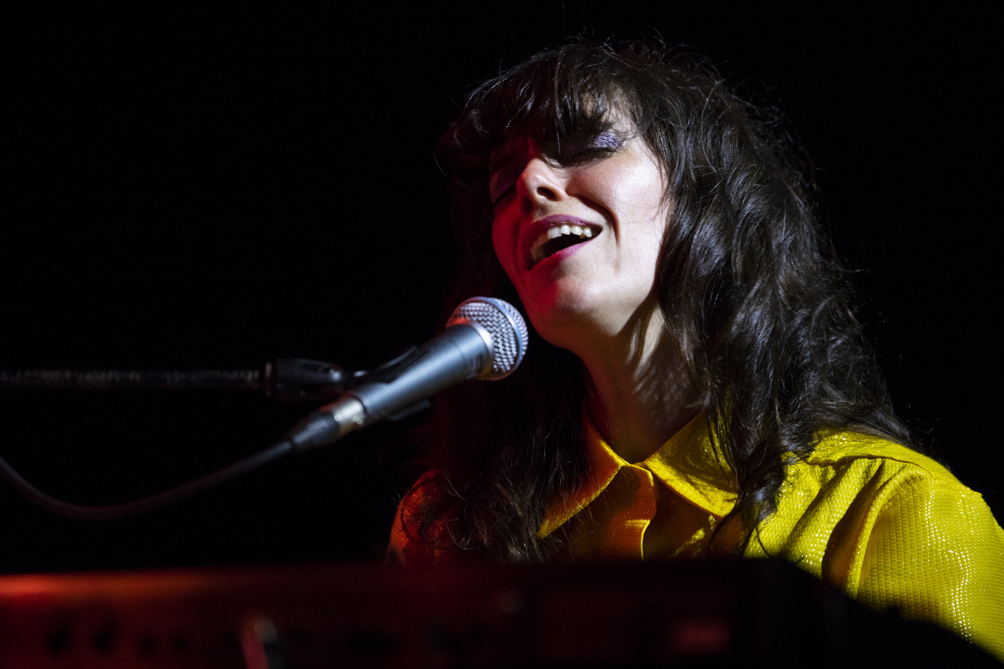 Natalie Prass plays at Rough Trade in Williamsburg, Brooklyn, New York on June 1, 2018. (© Michael Katzif - Do not use or republish without prior consent.)