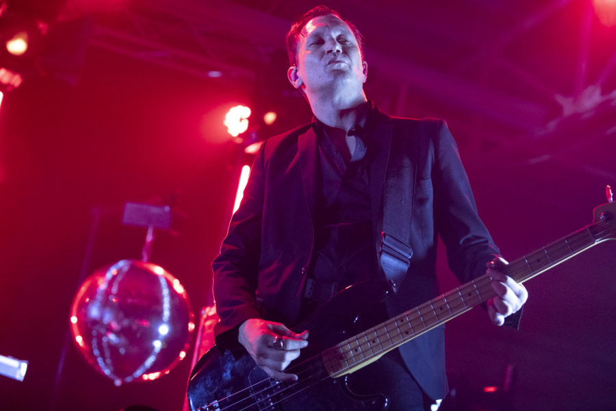 Interpol celebrated the release of its new album ‘Marauder’ at House of Vans' final show before closing down after a 8-year run in Greenpoint, Brooklyn, New York on Aug. 24, 2018. (© Michael Katzif - Do not use or republish without prior consent.)