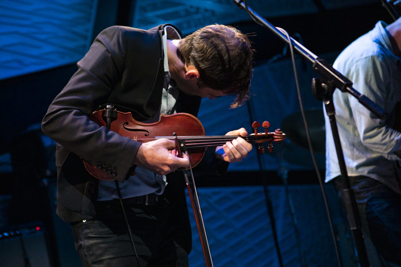 Andrew Bird plays at National Sawdust in Williamsburg, Brooklyn, New York on April 9, 2019. (© Michael Katzif - Do not use or republish without prior consent.)