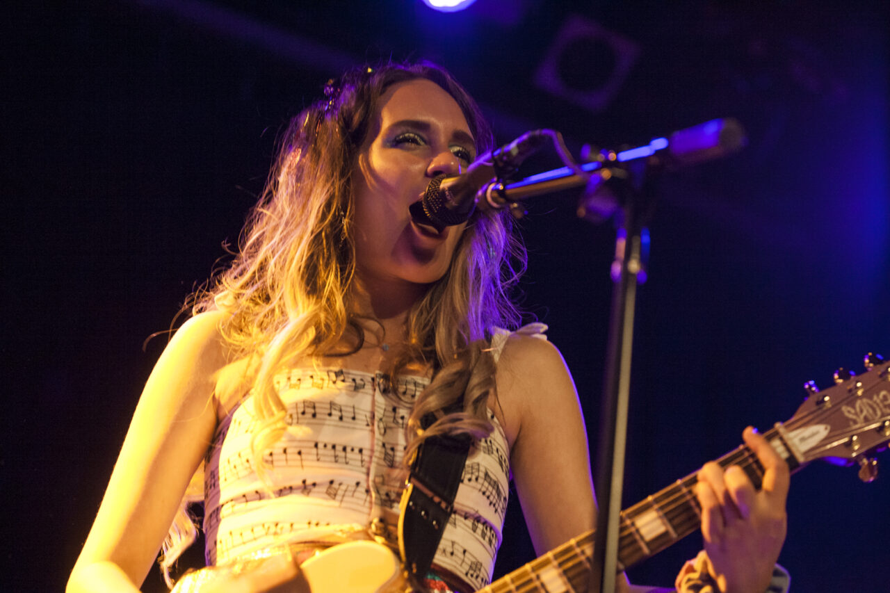 Speedy Ortiz plays at Music Hall Of Williamsburg in Williamsburg, Brooklyn, New York on May 17, 2018. (© Michael Katzif - Do not use or republish without prior consent.)